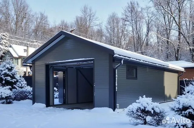 Гараж из сэндвич панелей 6х10м (60м²)