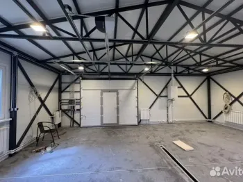 Быстровозводимый гараж из сендвич-панелей